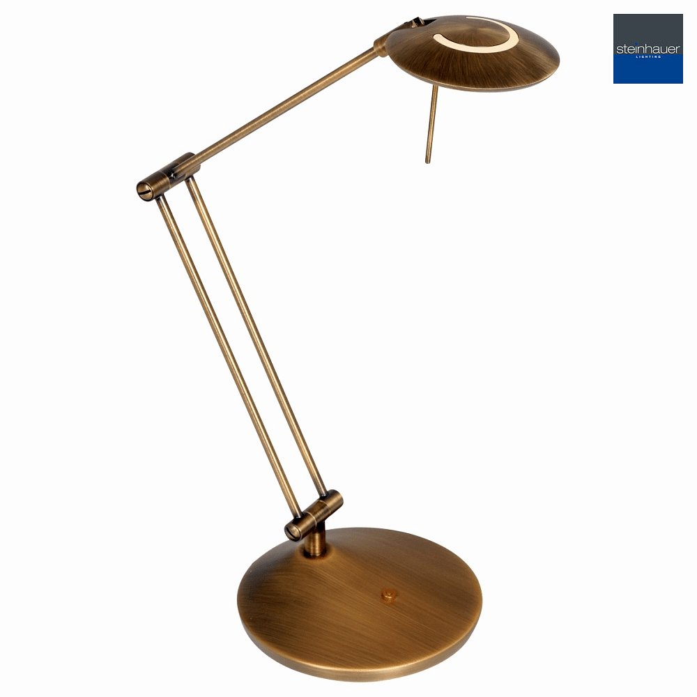 Wonderbaarlijk slang Treinstation Steinhauer Table lamp ZODIAC LED, 1 flame, bronze - Steinhauer
