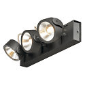 Luminaire de plafond KALU LED 3, noir  