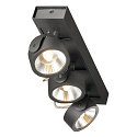 Luminaire de plafond KALU LED 3, noir  