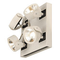 SLV KALU LED 4 Wall and Ceiling luminaire, square, 60�, white/black