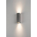 SLV Luminaire mural THEO UP/DOWN QPAR51 GU10, aluminium bross�