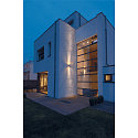 SLV Outdoor Luminaire ROX WALL OUT UP/DOWN, QPAR11, IP44, 2x GU10 max. 50W, alu brushed