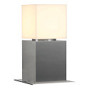 SLV SQUARE POLE 30 Outdoor Floor lamp, stainless steel 304, max. 20W
