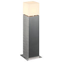 Lampadaire d'ext�rieur SQUARE POLE 60 m�dium E27 IP44, acier inoxydable gradable