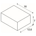 LED Wall luminaire SHELL 30, 54W, 3000K, white