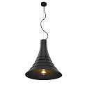 Luminaire � suspension BATO 45 PD grand, rond E27 IP20, noir  gradable