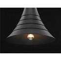 SLV Luminaire � suspension BATO 45 PD grand, rond E27 IP20, noir  gradable