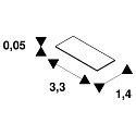 SLV Profil de montage GRAZIA 20 2 pi�ces, visible acier
