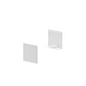 Embout GRAZIA 20 plat, haut, 2 pi�ces blanche