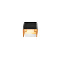 SLV MANA Lamp shade, width 12cm, wood grey/brown