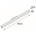 Luminaire mural Q-LINE LED, blanche 