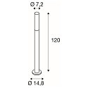 SLV APONI LED Outdoor Floor lamp, anthracite, height 120cm