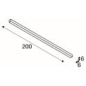 SLV Luminaire de plafond Q-LINE CL 200 pour VDU, blanche gradable