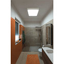 Luminaire de plafond MEDO 60 SQUARE carr� IP20, noir gradable