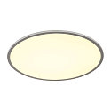 SLV Luminaire de plafond PANEL 60 ROUND rond IP20, gris argent gradable