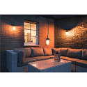 SLV Luminaire suspendu d'ext�rieur MOLAT E27 IP44, anthrazit