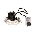 SLV Downlight KINI LED rond, pivotant IP65, blanche gradable