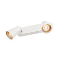 SLV Luminaire mural AVO DOUBLE � 2 flammes GU10, blanche