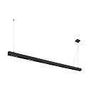 Luminaire � suspension Q-LINE PD pour VDU, noir  gradable