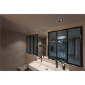 Plafonnier encastr� KAMUELA ECO IP65, blanche gradable