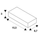 SLV Driver de LED DRIVER 700MA TRIAC 40W courant constant, blanche