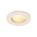 Downlight DOLIX OUT QPAR51 rond, rigide GU10 IP65, blanche gradable