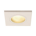 Downlight DOLIX OUT QPAR51 angulaire, rigide GU10 IP65, blanche gradable