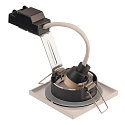 SLV Downlight DOLIX OUT QPAR51 angulaire, rigide GU10 IP65, blanche gradable
