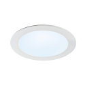 SLV LED Recessed luminaire AKALO D83 DL, 9W 3000/4200/5700K 800-880lm 90°, white