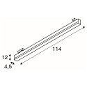 Luminaire triphas� SIGHT TRACK 3-PHASE courant constant IP20