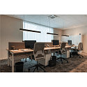 Luminaire � suspension GLENOS 100 Bas, angulaire, court IP20, noir mat gradable