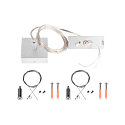 Suspension au plafond TEC KALU avec possibilit� d'alimentation, avec rosette, blanche