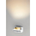 SLV Luminaire mural MERADO FLOOD WL pivotant, rotatif IP 20, blanche gradable