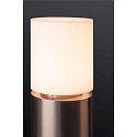Bollard pole light ROX ACRYL E27, IP44, H 60cm, inox 304