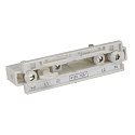 Eutrac Middle feed-in for 3-Phase high-voltage track, white