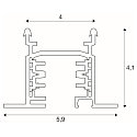 Eutrac EUTRAC 3-Phase Recessed track 2m, white