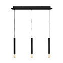 Rosace de plafond pour FITU PD 3 fois, langue noir 