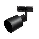 SLV 1-Projecteur monophas� PURI TRACK SPOT GU10, noir  gradable