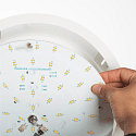 SLV Plafonnier encastr� MEDO 30 EL avec carde IP20, blanche 
