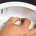 SLV Plafonnier encastr� MEDO 30 EL avec carde IP20, blanche 
