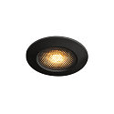 Downlight VARU QPAR51 DL rond, rigide GU10 IP65, noir gradable