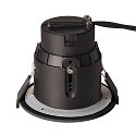 Downlight VARU QPAR51 DL rond, rigide GU10 IP65, noir gradable