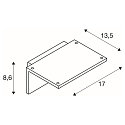 SLV Luminaire mural d'ext�rieur ANGOLUX S WL avec capteur IP 44, blanche