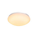 SLV Luminaire mural d'ext�rieur LIPSY� 30 DOME CCT Switch, cambr� IP44, blanche 