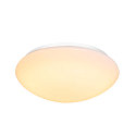 SLV Luminaire mural d'ext�rieur LIPSY� 40 DOME CCT Switch, cambr� IP44, blanche 