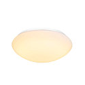 SLV Luminaire mural d'ext�rieur LIPSY� 40 DOME CCT Switch, cambr� IP44, blanche 