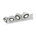 SLV Applique et plafonnier KALU CW QUAD carr� GU10 IP20, blanche gradable