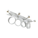 SLV Applique et plafonnier KALU CW QUAD carr� GU10 IP20, blanche gradable