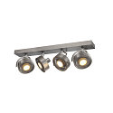 SLV Applique et plafonnier KALU CW QUAD carr� GU10 IP20, aluminium bross� gradable