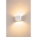 SLV Luminaire mural d'ext�rieur SITRA S WL UP/DOWN CCT Switch, commutable IP65, blanche 